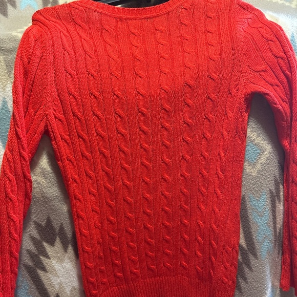 Banana Republic Red Cable Sweater - Picture 4 of 4